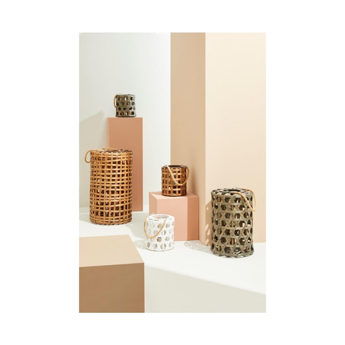 Lanterna Esagono Verde M