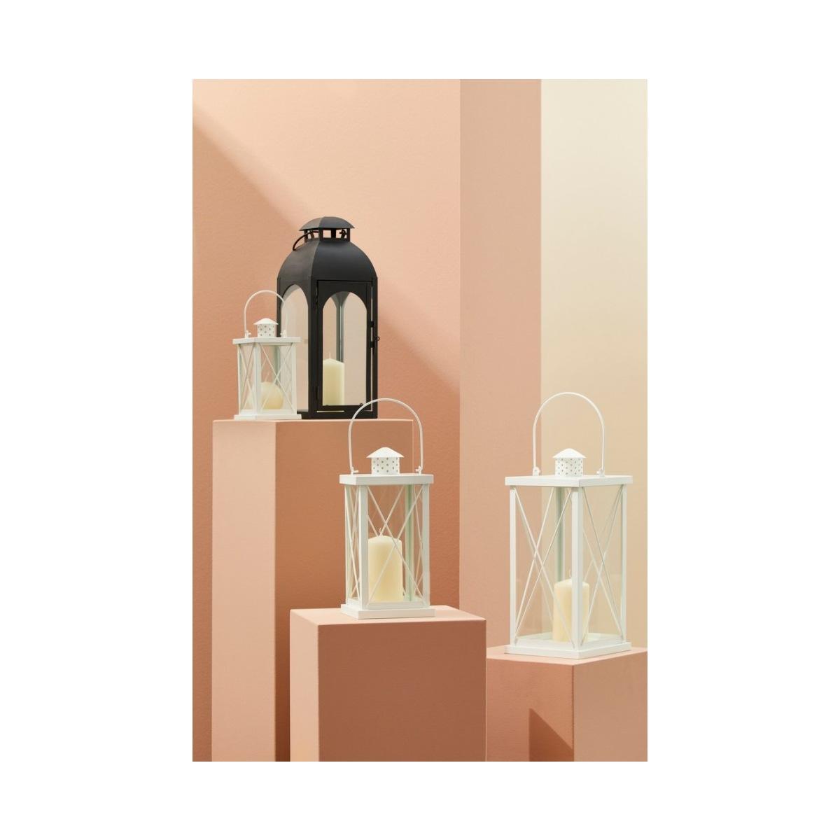 Lanterna Set pz.2 Agueda Nero | Bizzotto