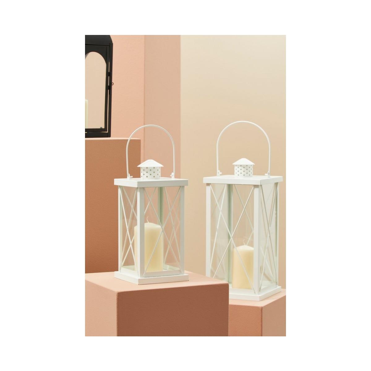 Lanterna Set pz.2 Agueda Nero | Bizzotto