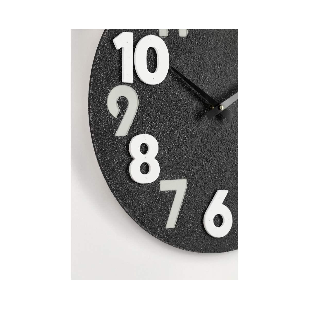 Orologio Parete Timing Nero cm.ÃƒÂ˜40 | Bizzotto