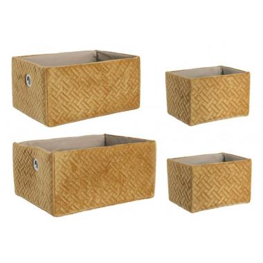 Cesto Set pz.4 Averill Ocra | Bizzotto
