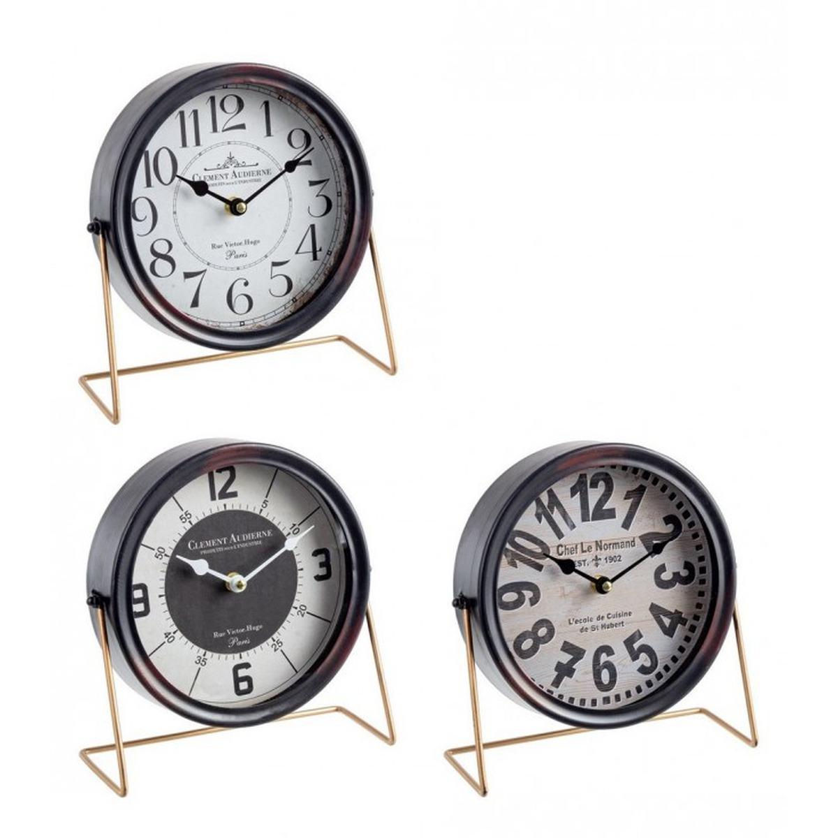 Orologio Tavolo Clement 24X22 Assortito 3 Modelli