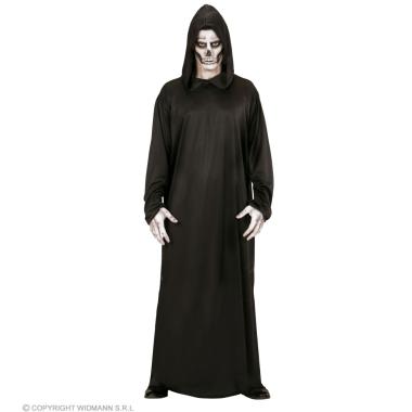 Costume Tunica Nera con Cappuccio Grim Reaper