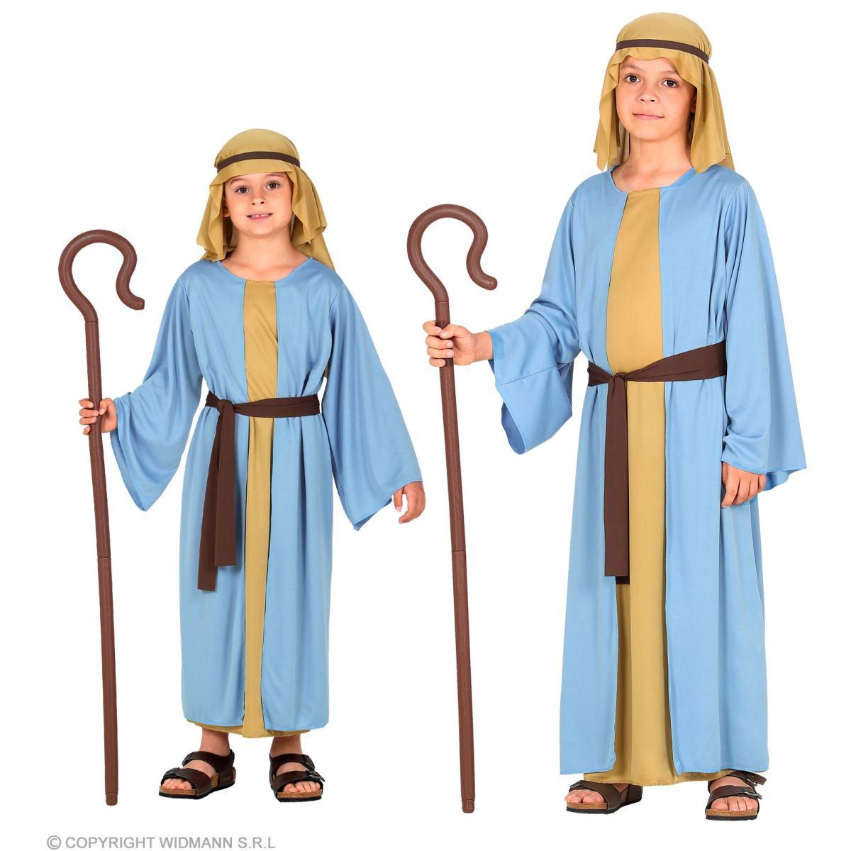 Costume Pastore con Cintura e Copricapo