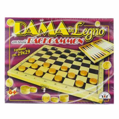Gioco | Dama Legno + Backgammon