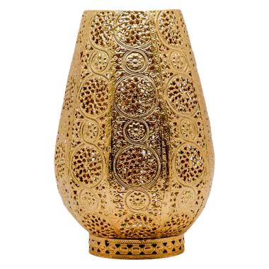 Vaso Metallo Arabic Oro cm.20x29