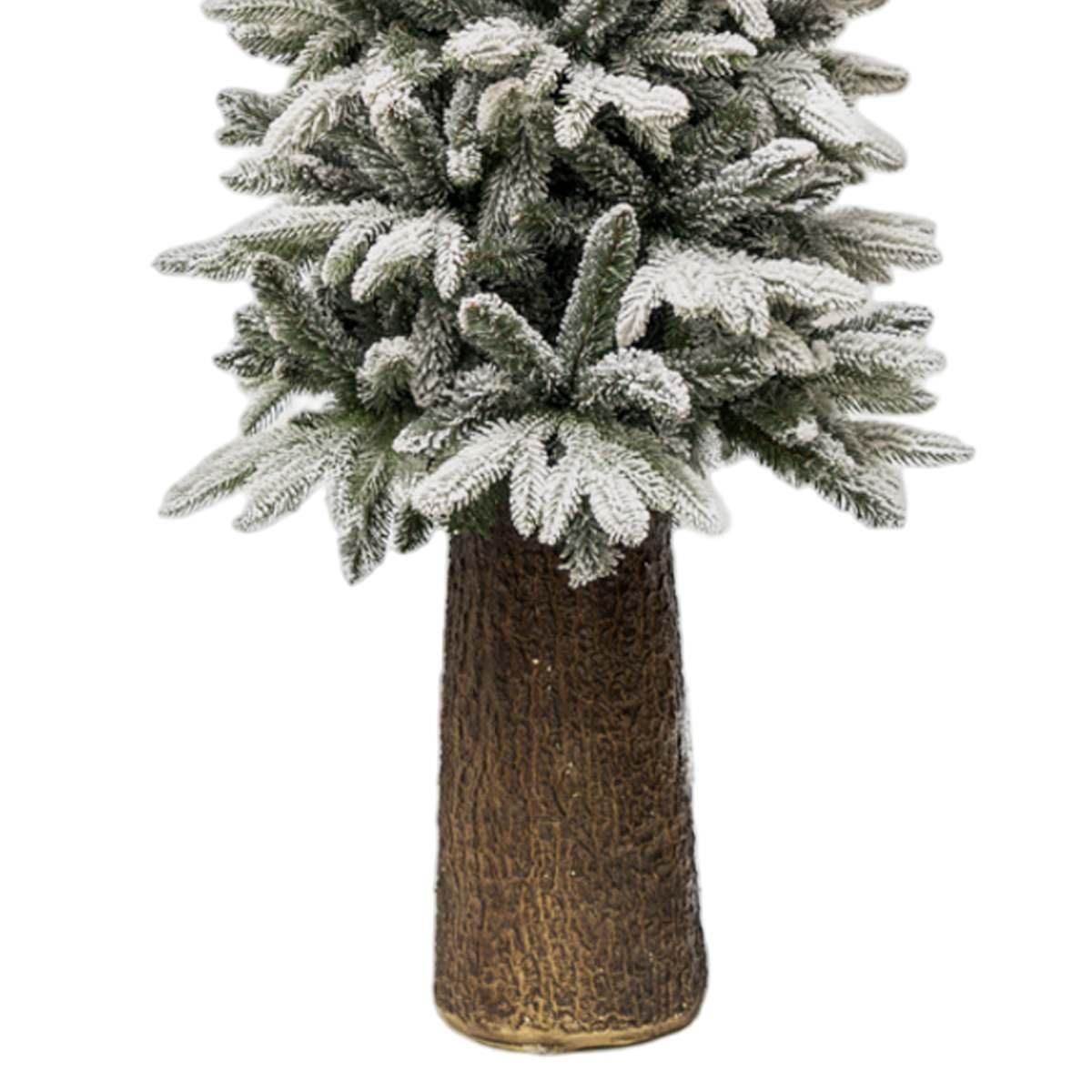 Albero Natale Verde Innevato Colorado con Base cm.180