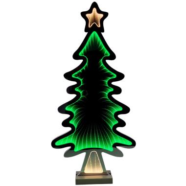 Albero Natale con Luci Led Infinity 3D cm.29x1,5xh60 353
