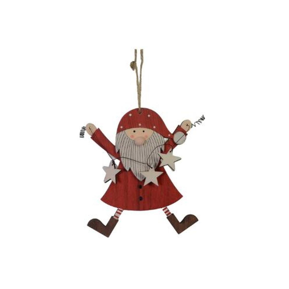 Babbo Natale Legno cm.16