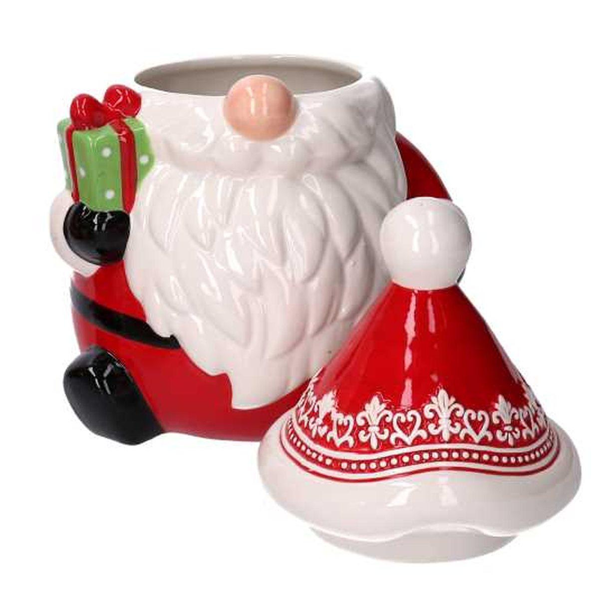 Barattolo Babbo Natale Ceramica cm.26