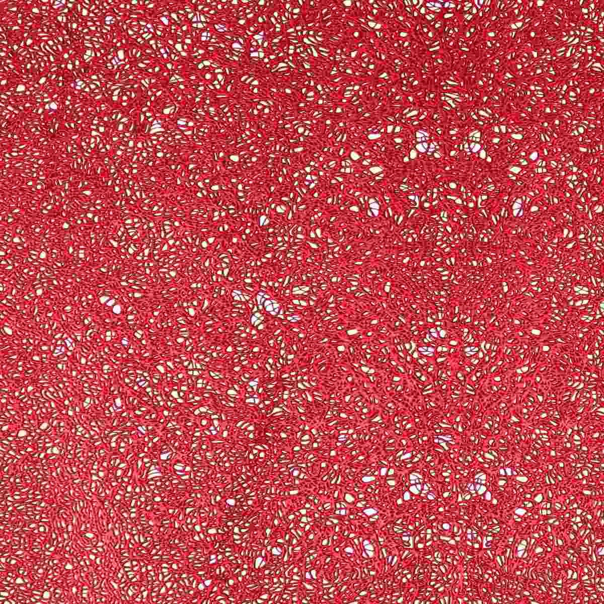 Runner Rettangolare Plastica Rosso cm.33x155