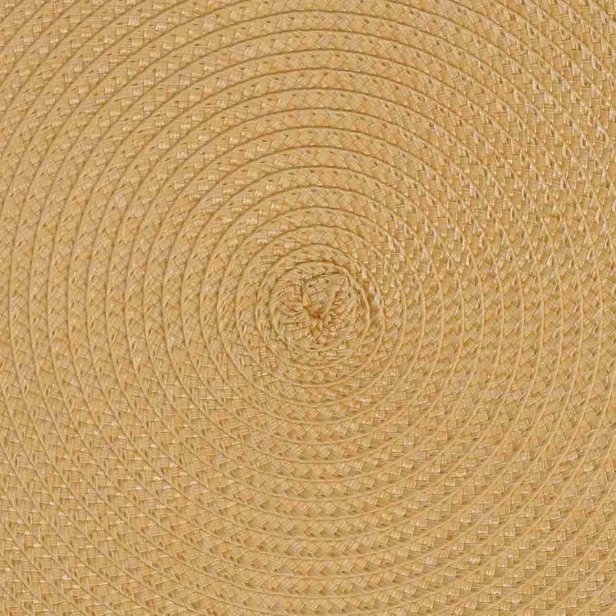 Tovaglietta Natalizia Sottopiatto PVC Oro cm.Ã˜38 |Vacchetti