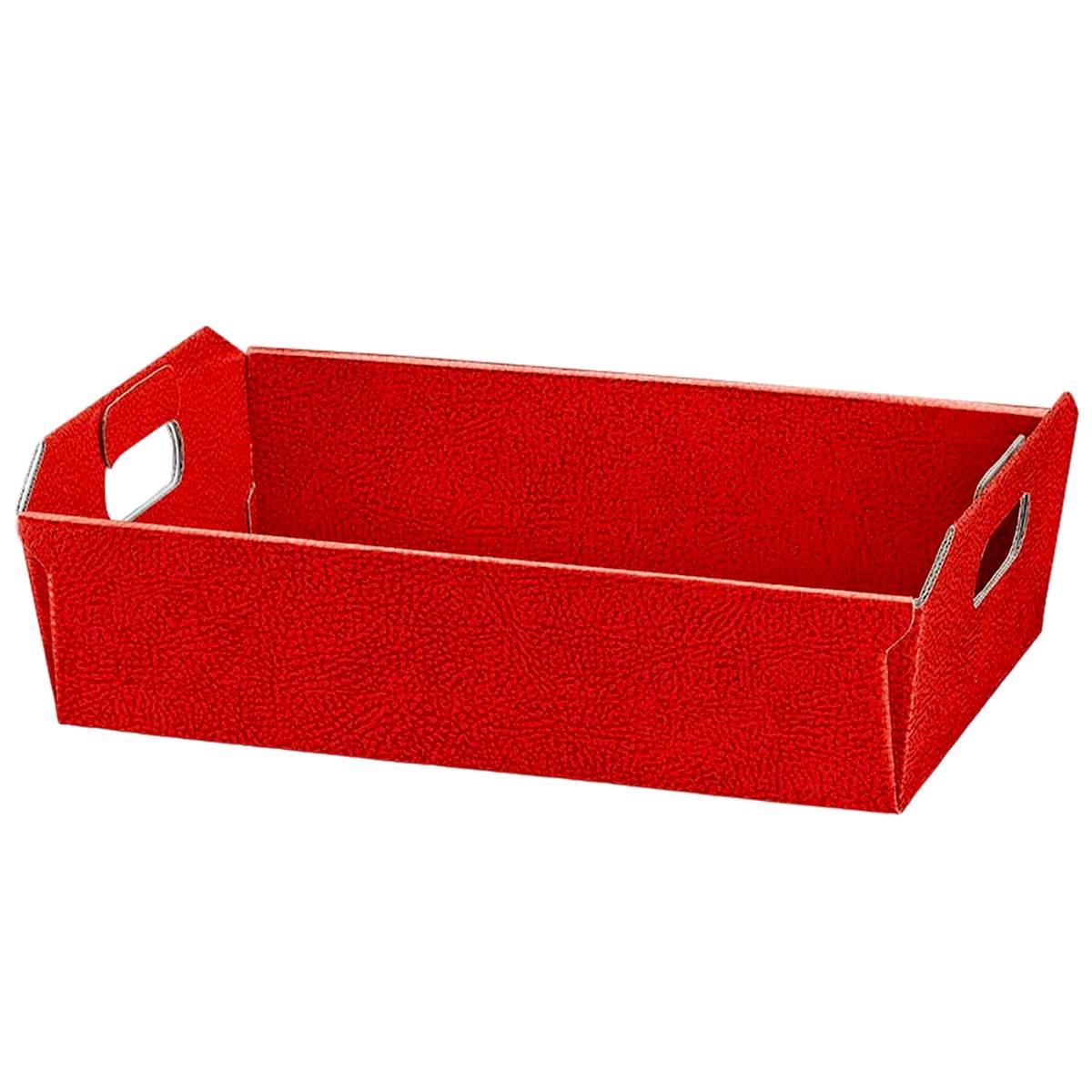 Cesto Natale Cartone Rosso cm.58x47xh14 |Cometa Collections