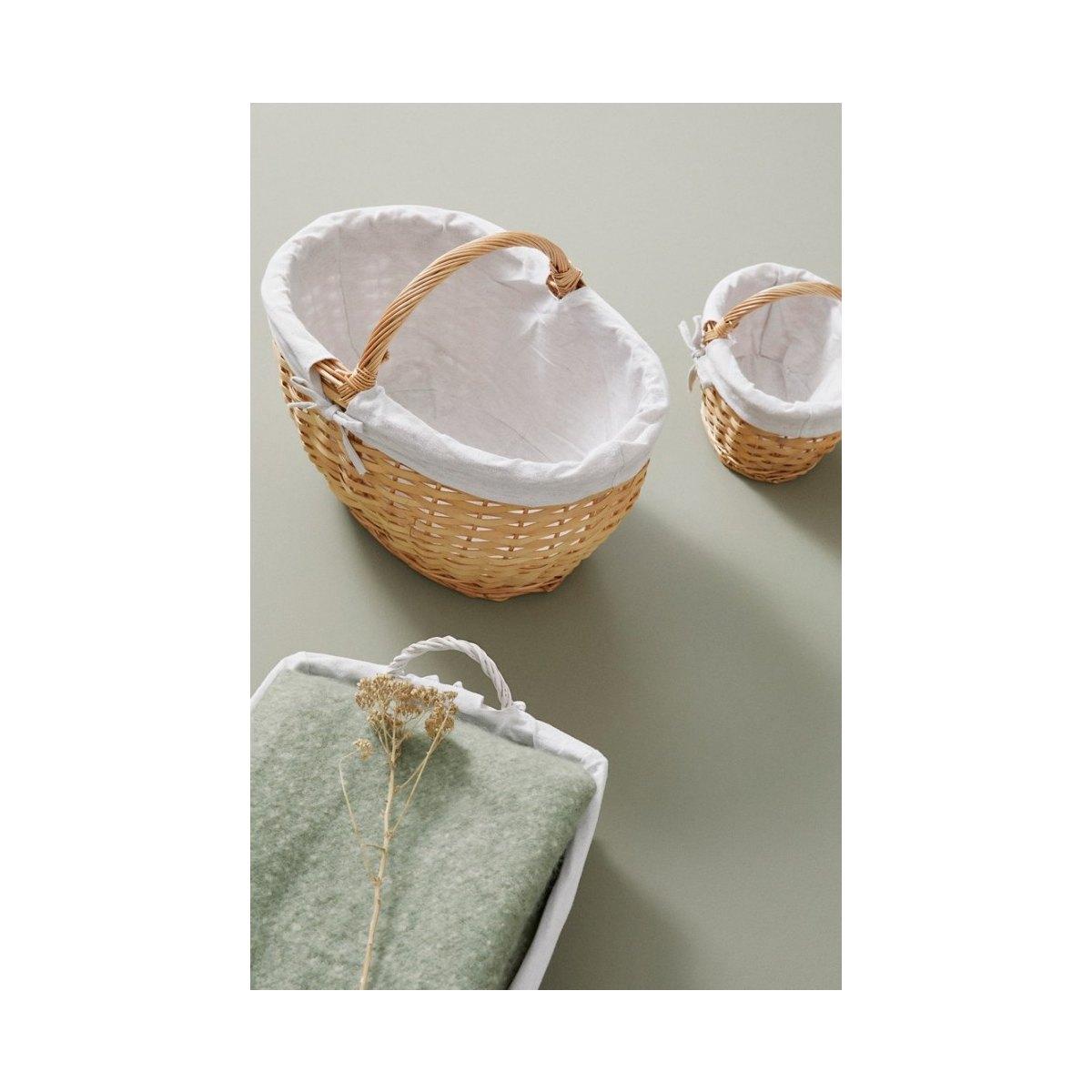 Cesto Set pz.3 Alesha 1 Manico Ovale Beige | Bizzotto