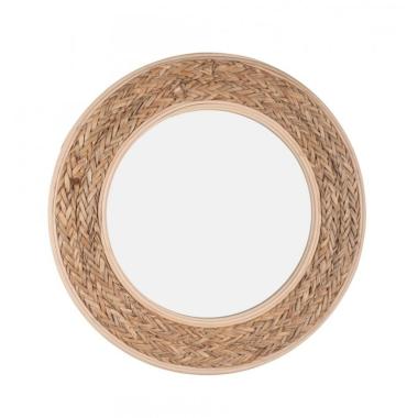 Specchio Con Cornice Talia Naturale Cm.ÃƒÂ˜50