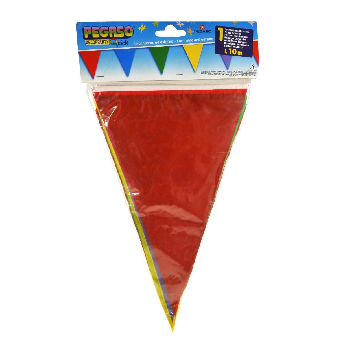 Festone Party Bandiere Color mt.10 |M2 Store