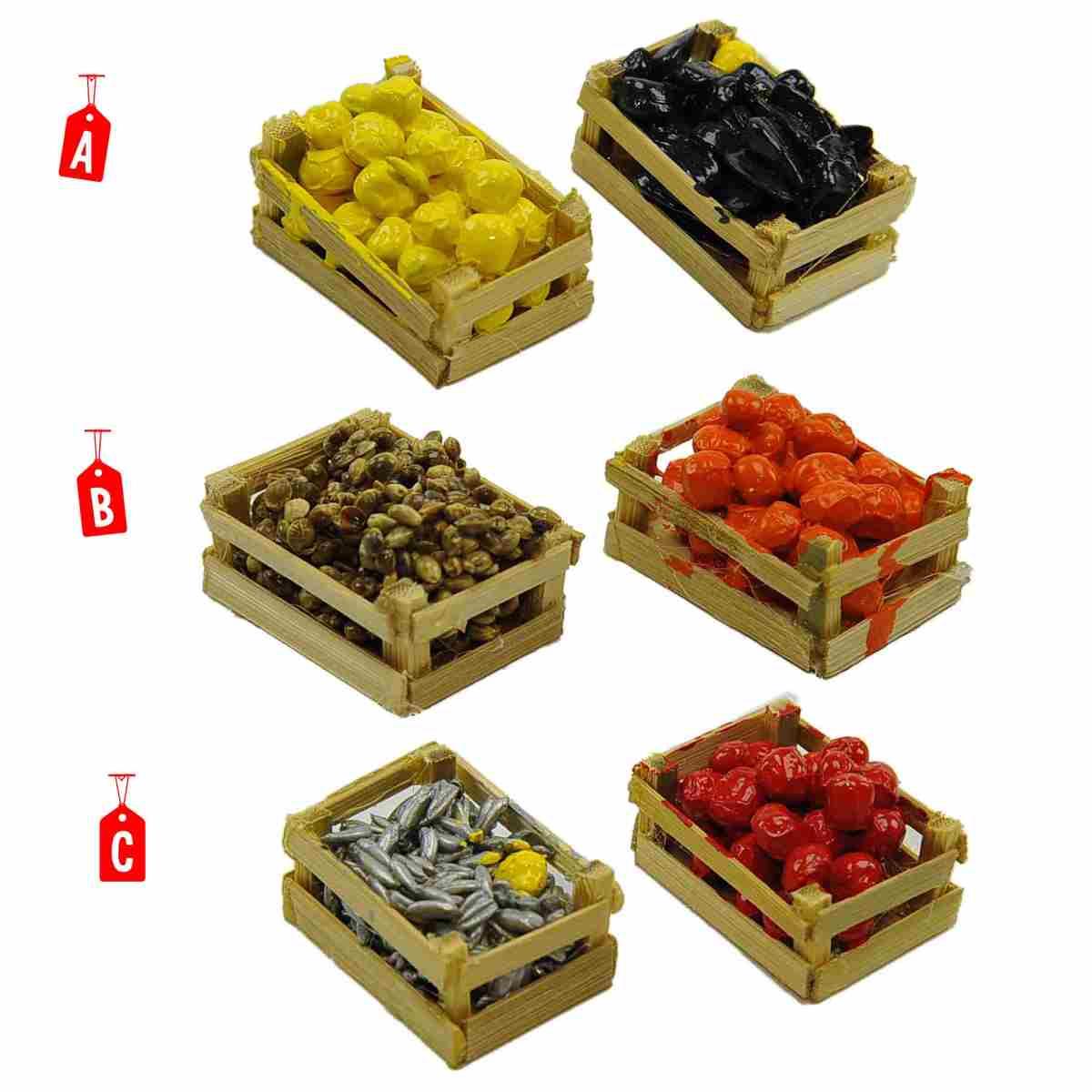 Cesta Alimenti Olive 4x3xH2,5 | Rossi Rosa