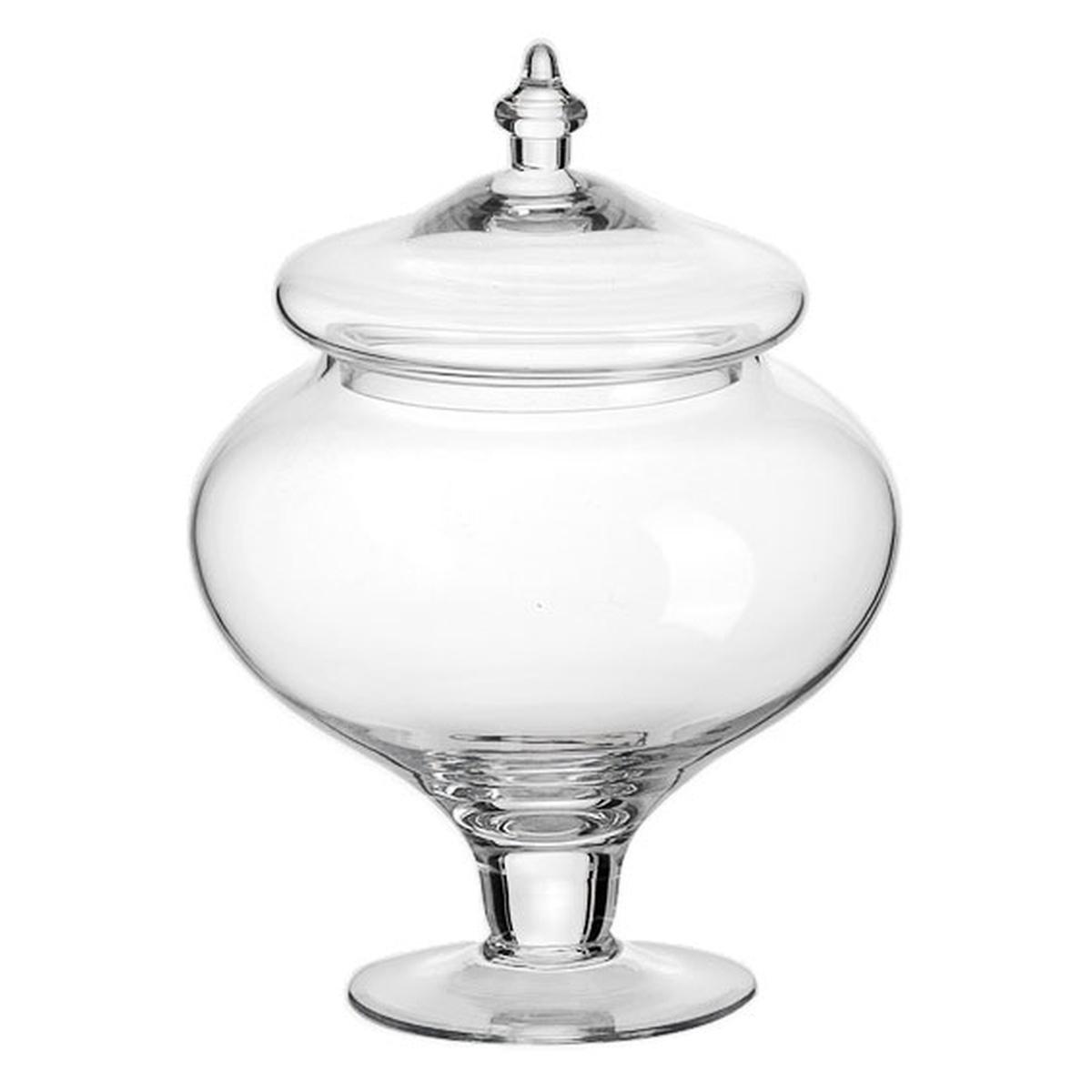 Porta Bon Bon Dolci Vetro con Coperchio cm.26