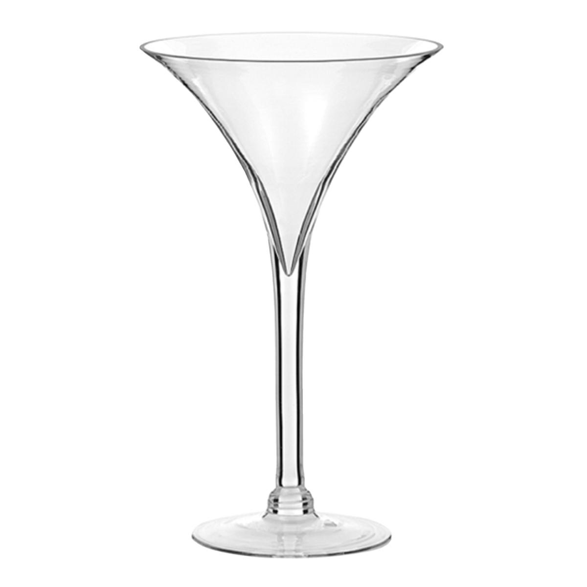 Vaso Vetro Coppa cm.Ã˜25xh40