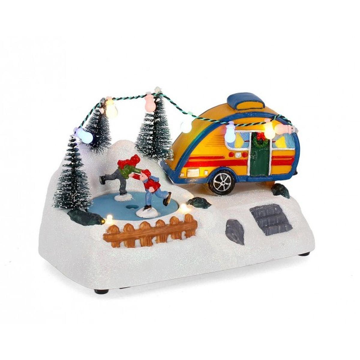 Giostra Paesaggio Denver Pattinaggio con LED | Bizzotto