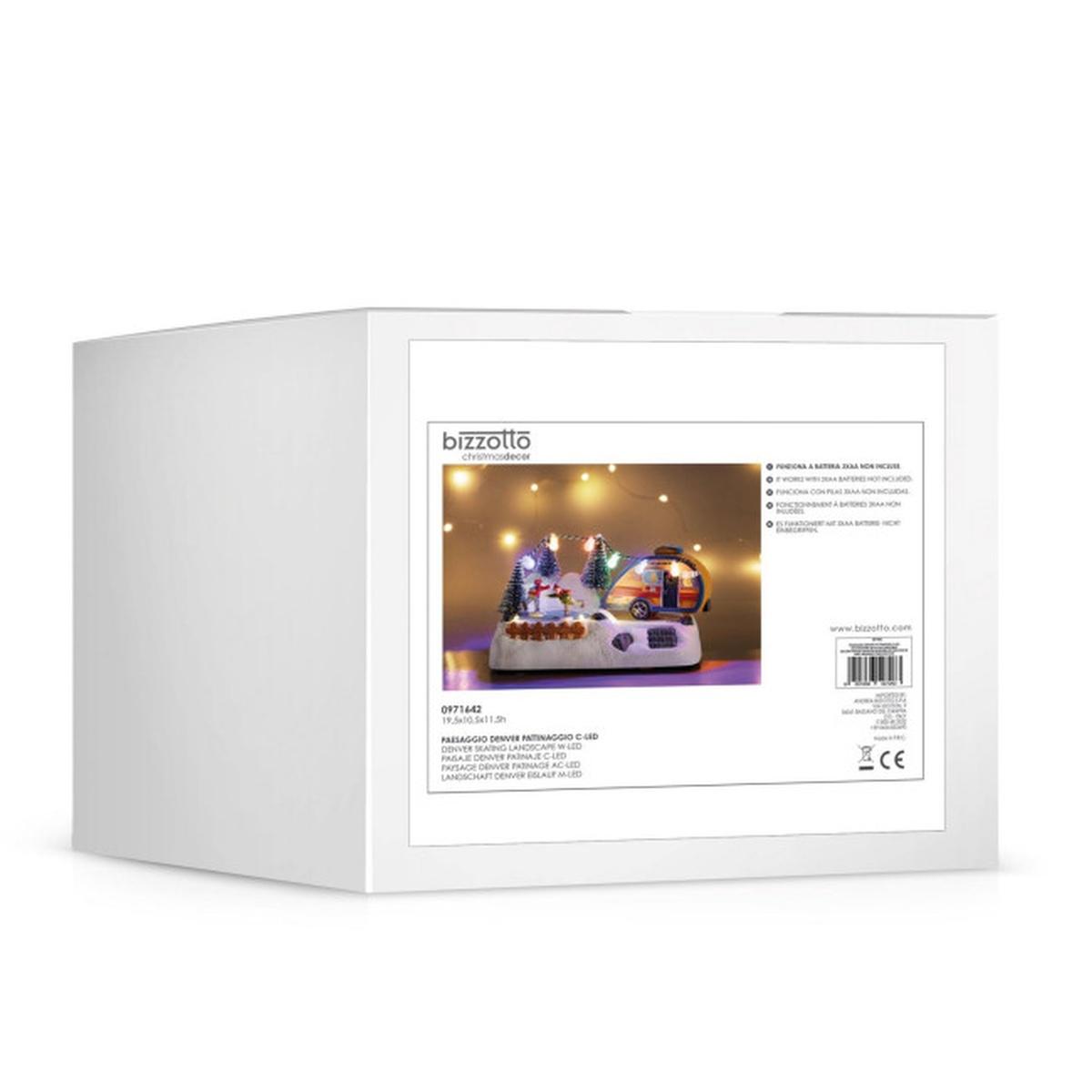 Giostra Paesaggio Denver Pattinaggio con LED | Bizzotto