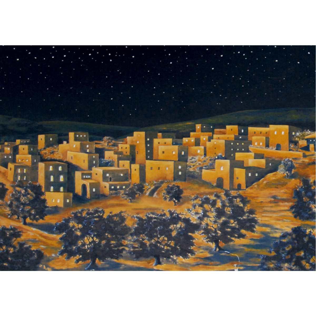 Carta Fondale Città Araba cm.200x70