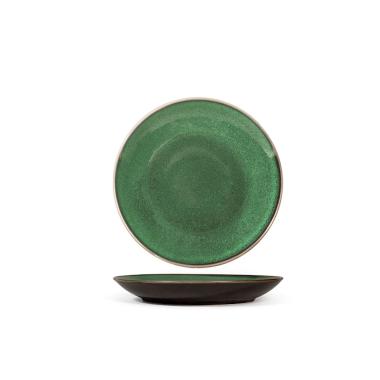 Piatto Stoneware Marrakesh Frutta Verde cm.Ø20,5