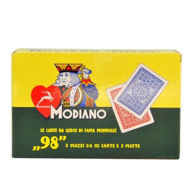 Gioco | Carte Ramino Modiano 2 Mazzi 98 Carte