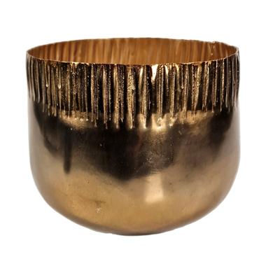Vaso Metallo Oro cm.Ø16x14