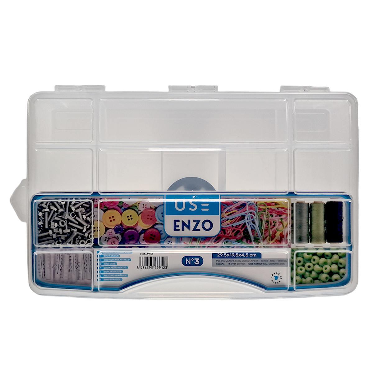 Porta Attrezzi PVC Trasparente cm.30x20xh4,5 | M2 Store