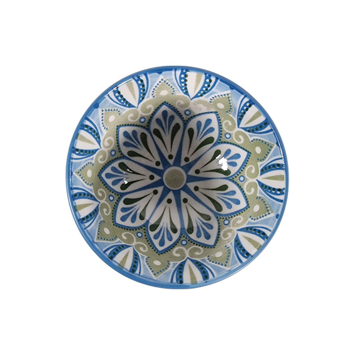 Ciotola Porcellana Blu con Decori cm.Ø9