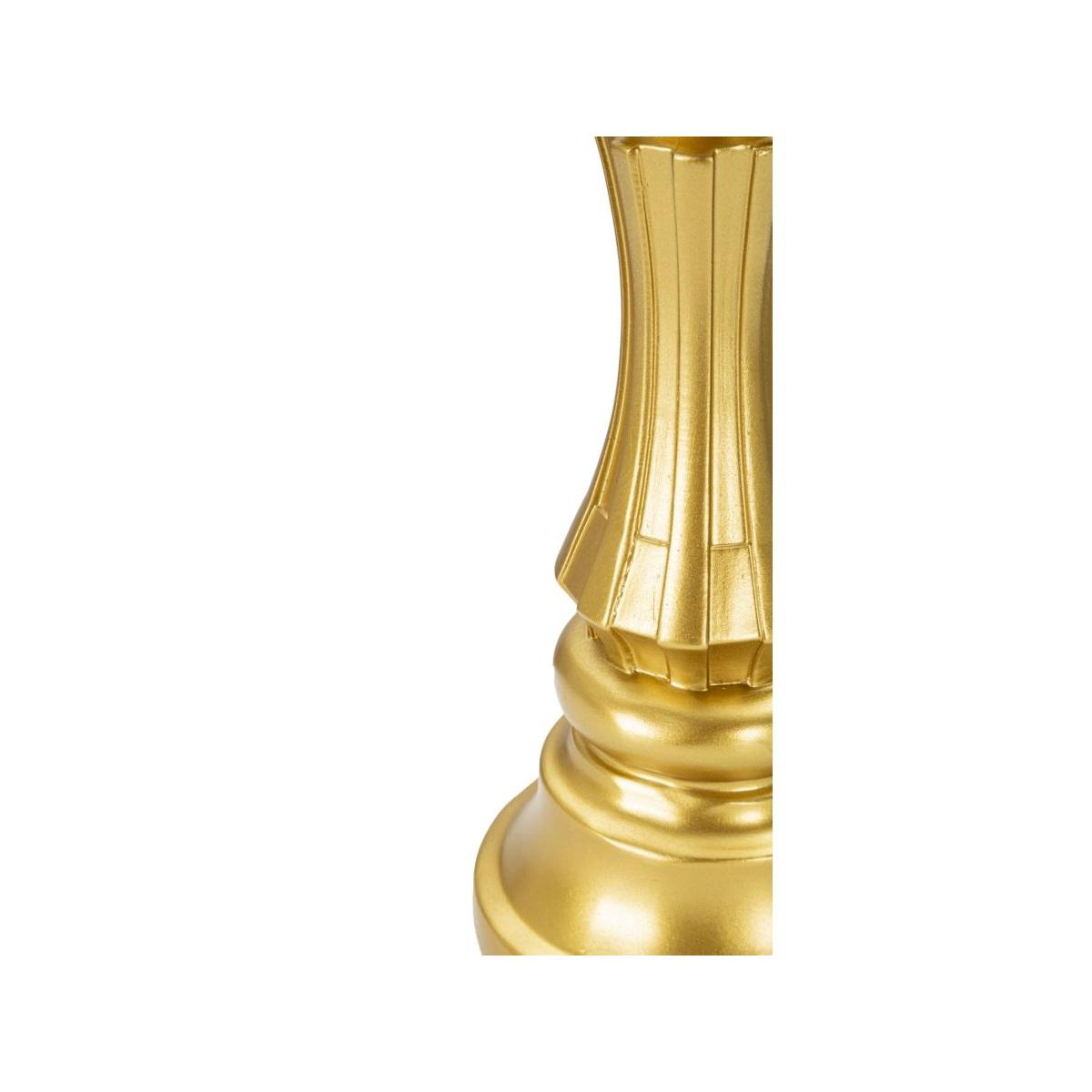 Scultura Re Oro e Nero cm.Ø13x40,5 | Mauro Ferretti