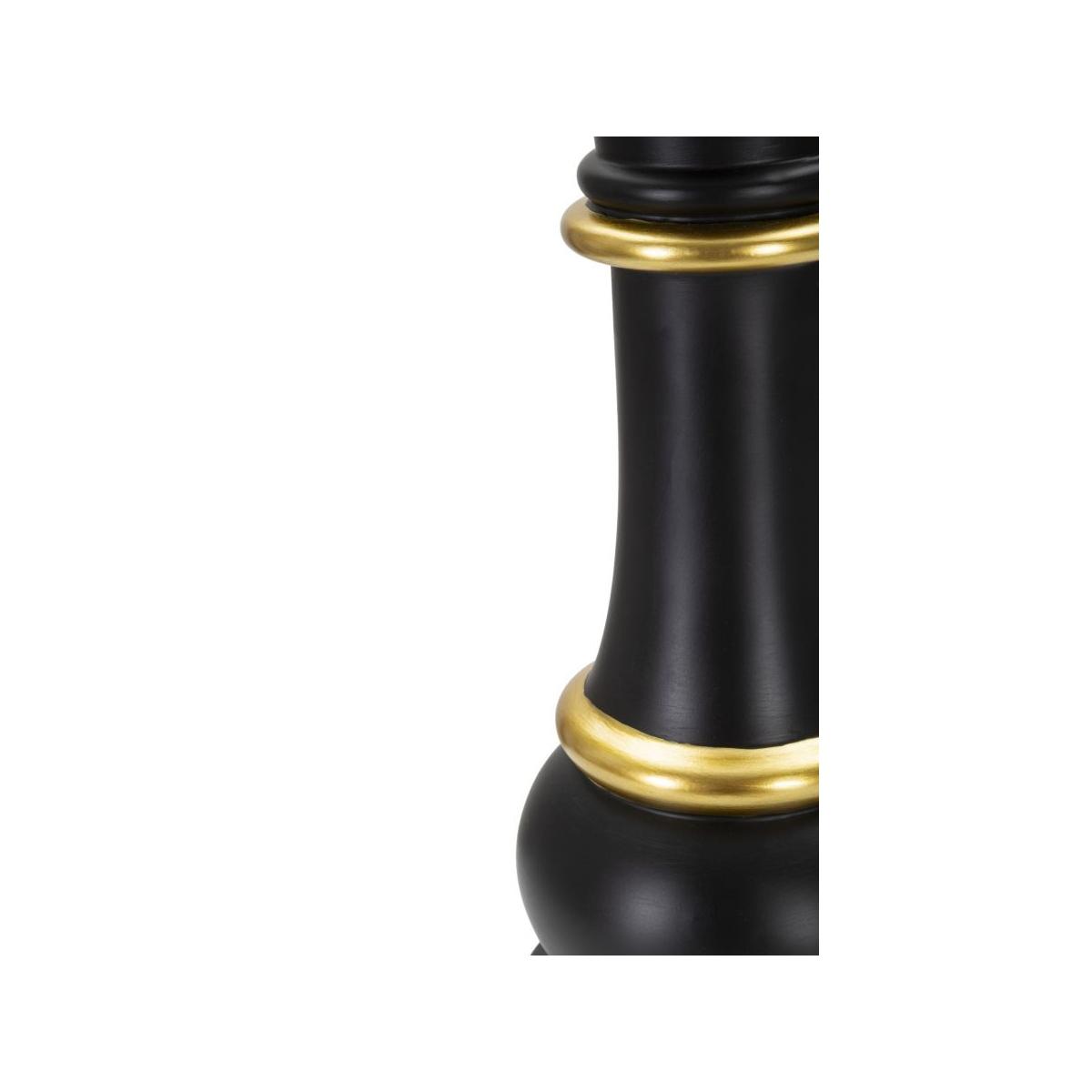 Scultura Regina Nero e Oro cm.ÃƒÂ˜15x50 | Mauro Ferretti