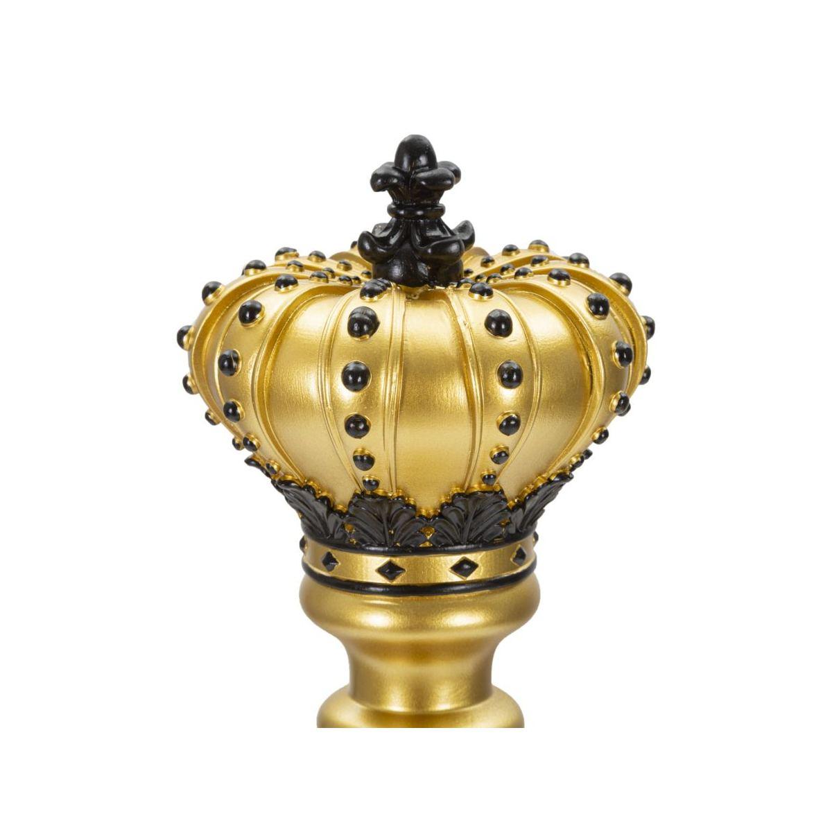 Scultura Re Oro E Nero cm.ÃƒÂ˜14x50 | Mauro Ferretti