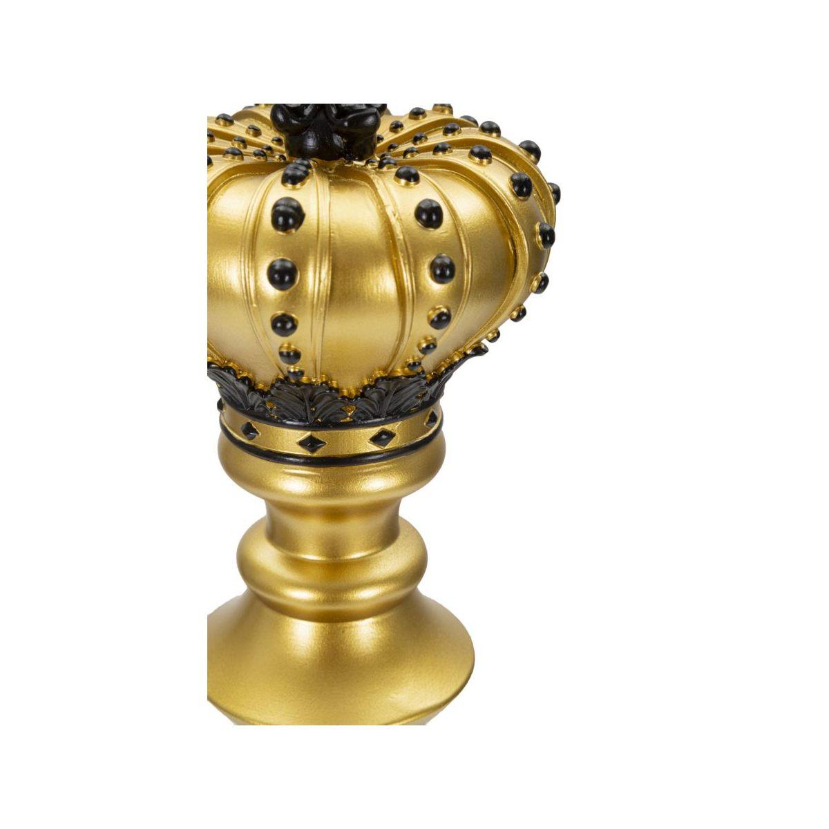 Scultura Re Oro E Nero cm.ÃƒÂ˜14x50 | Mauro Ferretti