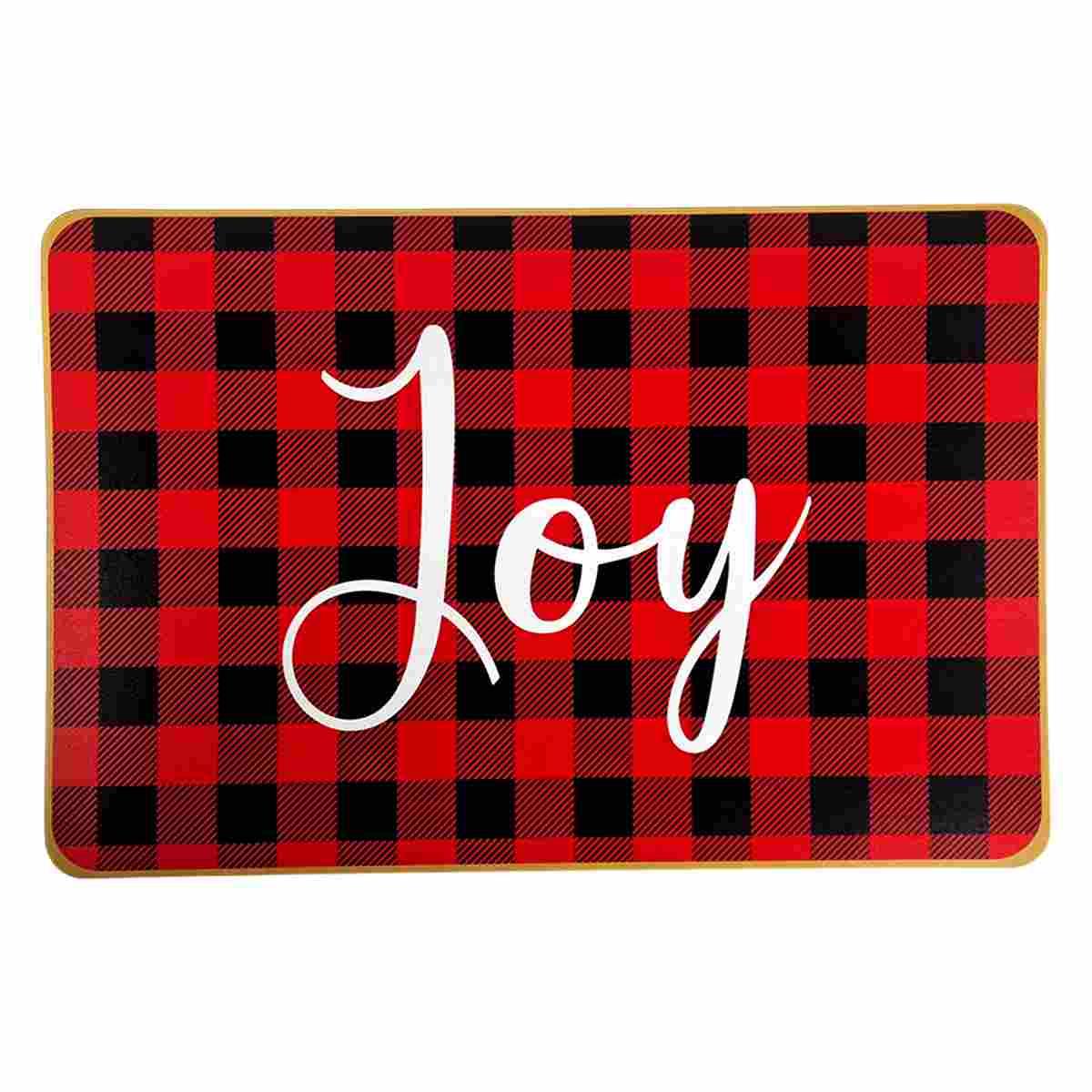 Tovaglietta Natalizia Sottopiatto PVC Tartan Quadri Rosso cm.30x46 |Fade