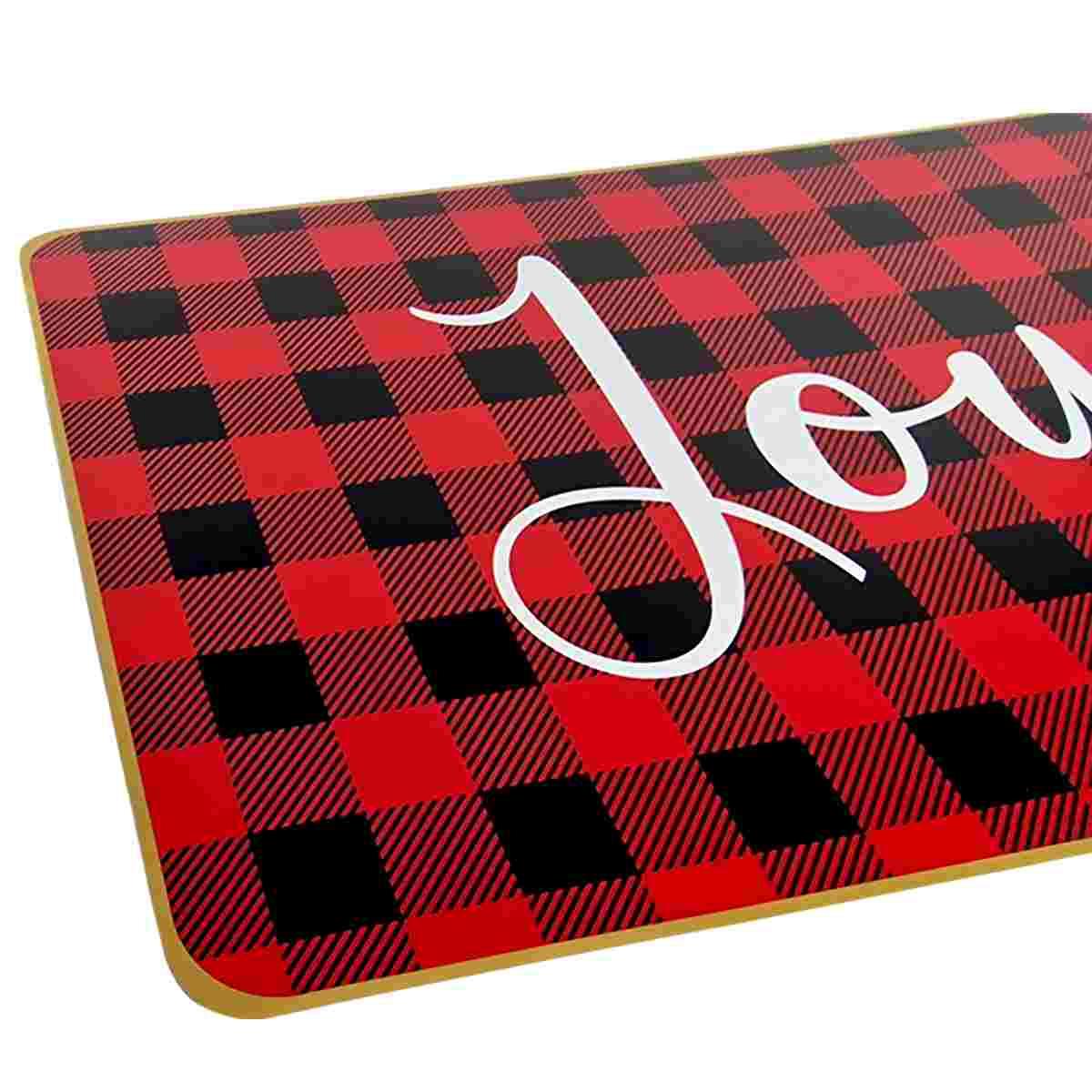 Tovaglietta Natalizia Sottopiatto PVC Tartan Quadri Rosso cm.30x46 |Fade