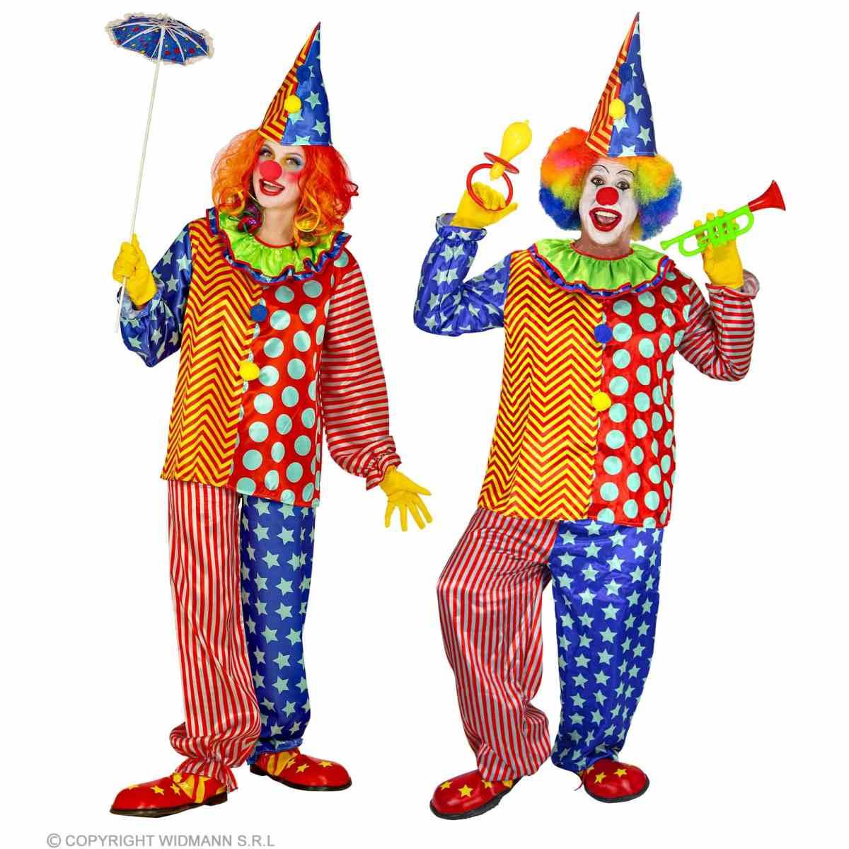 Costume Clown con Cappello Unisex |M2 Store