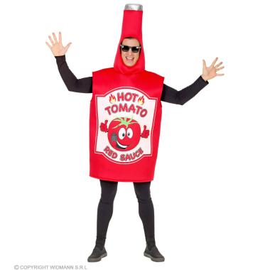 Costume Bottiglia Ketchup