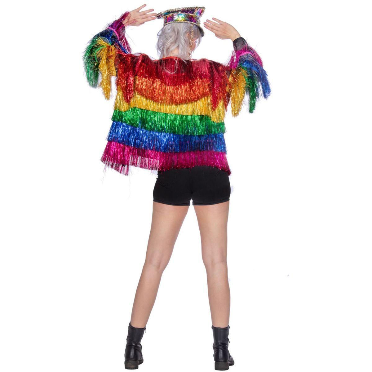 Giacca Festival Multicolor con Frange |Wilbers