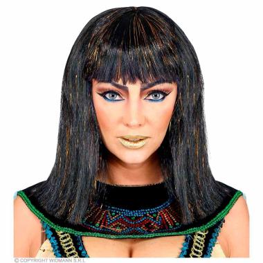 Parrucca Cleopatra Nera |Widmann