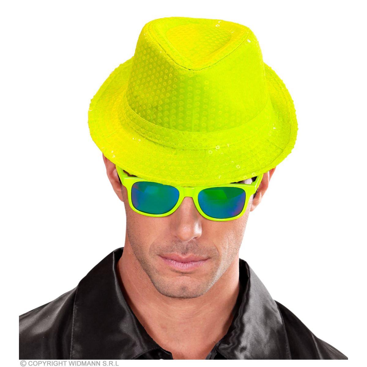 Cappello Borsalino con Paillettes Gialle |Widmann