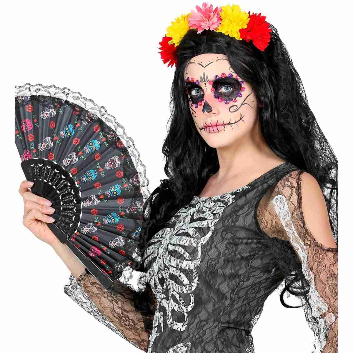 Trucco Decorazioni Adesive Viso Gemme Viola Rosa pz.40 |Widmann