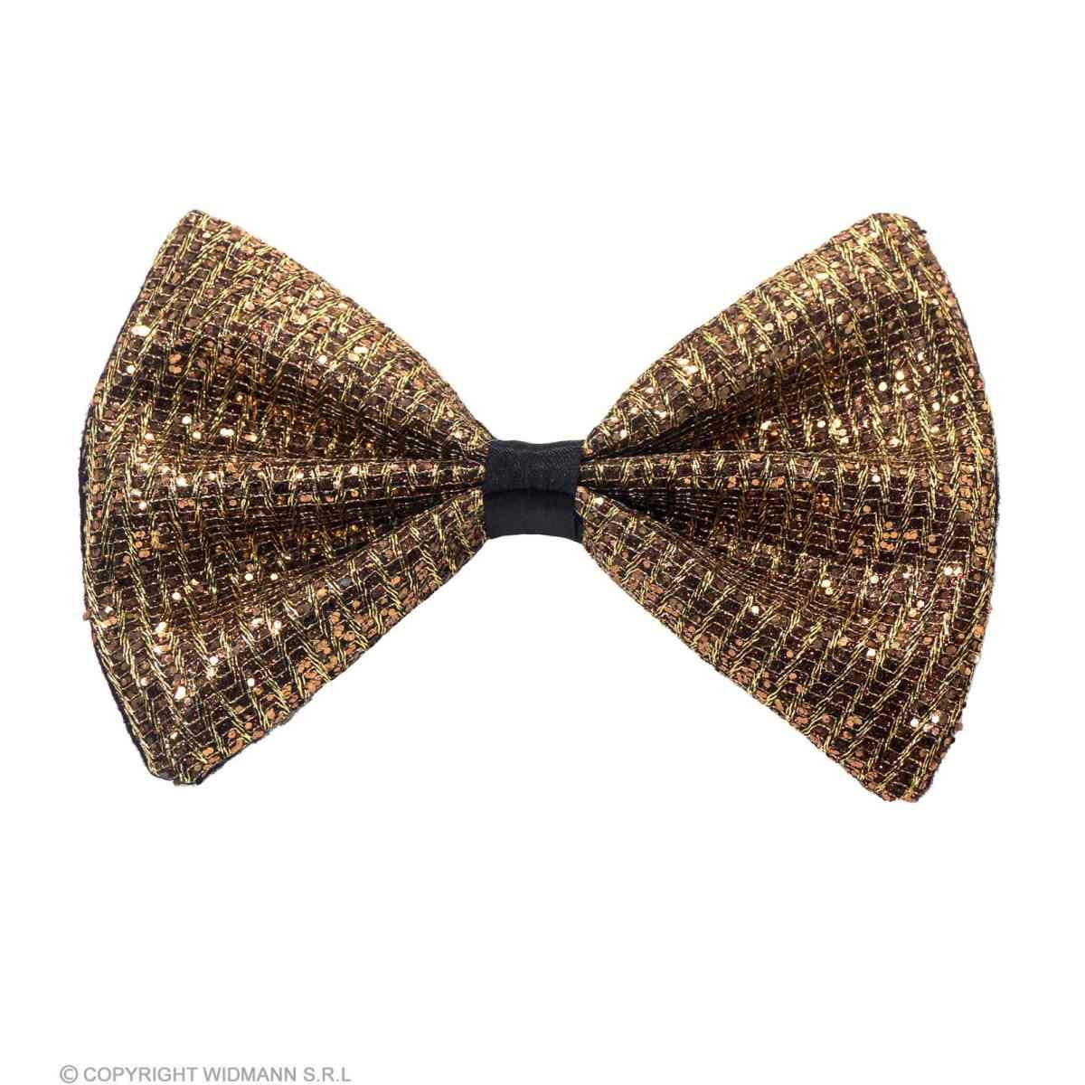 Papillon Oro con Glitter |Widmann