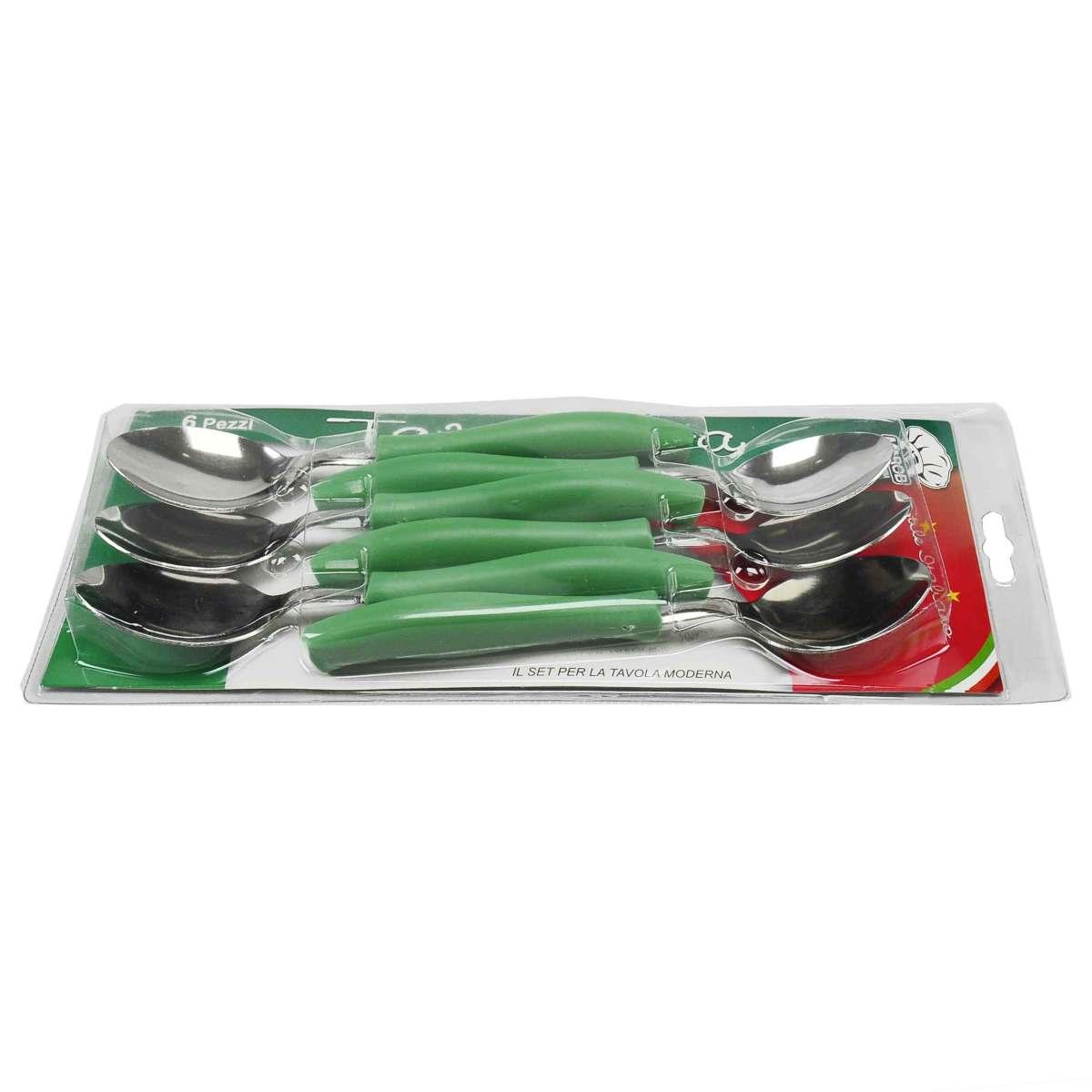 Cucchiai Tavola Set pz.6 Tavolallegra Verde | M2 Store