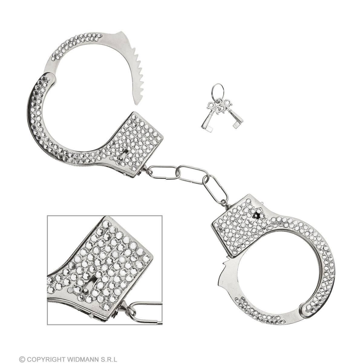 Manette Metallo con Strass |Widmann
