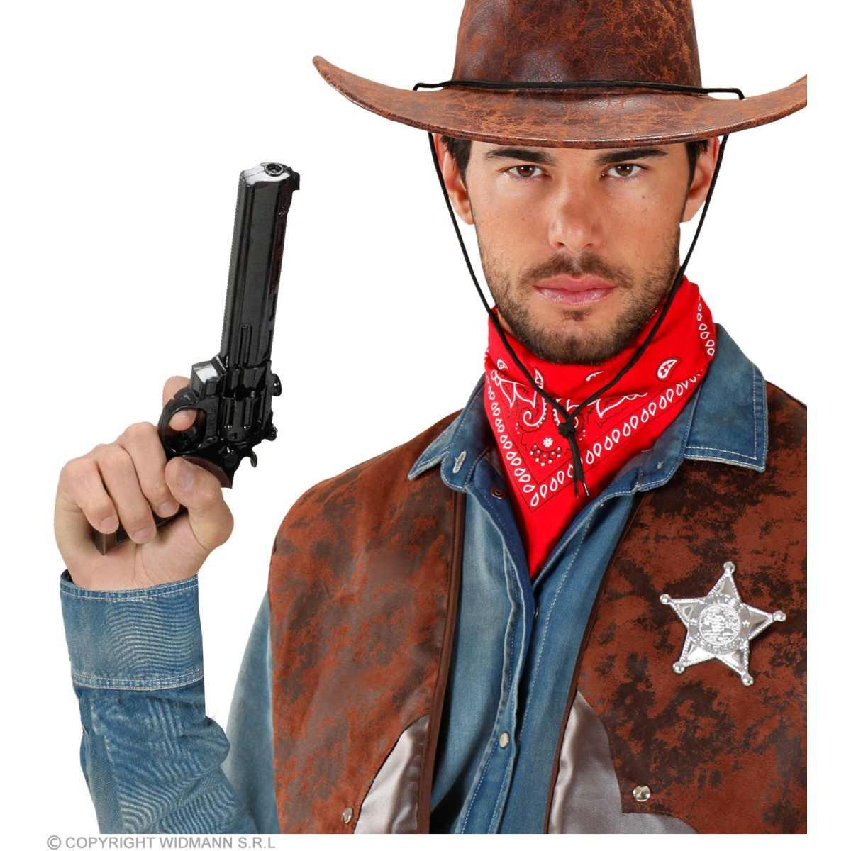 Pistola Cowboy Vodka con Spruzzo cm.30 |Widmann