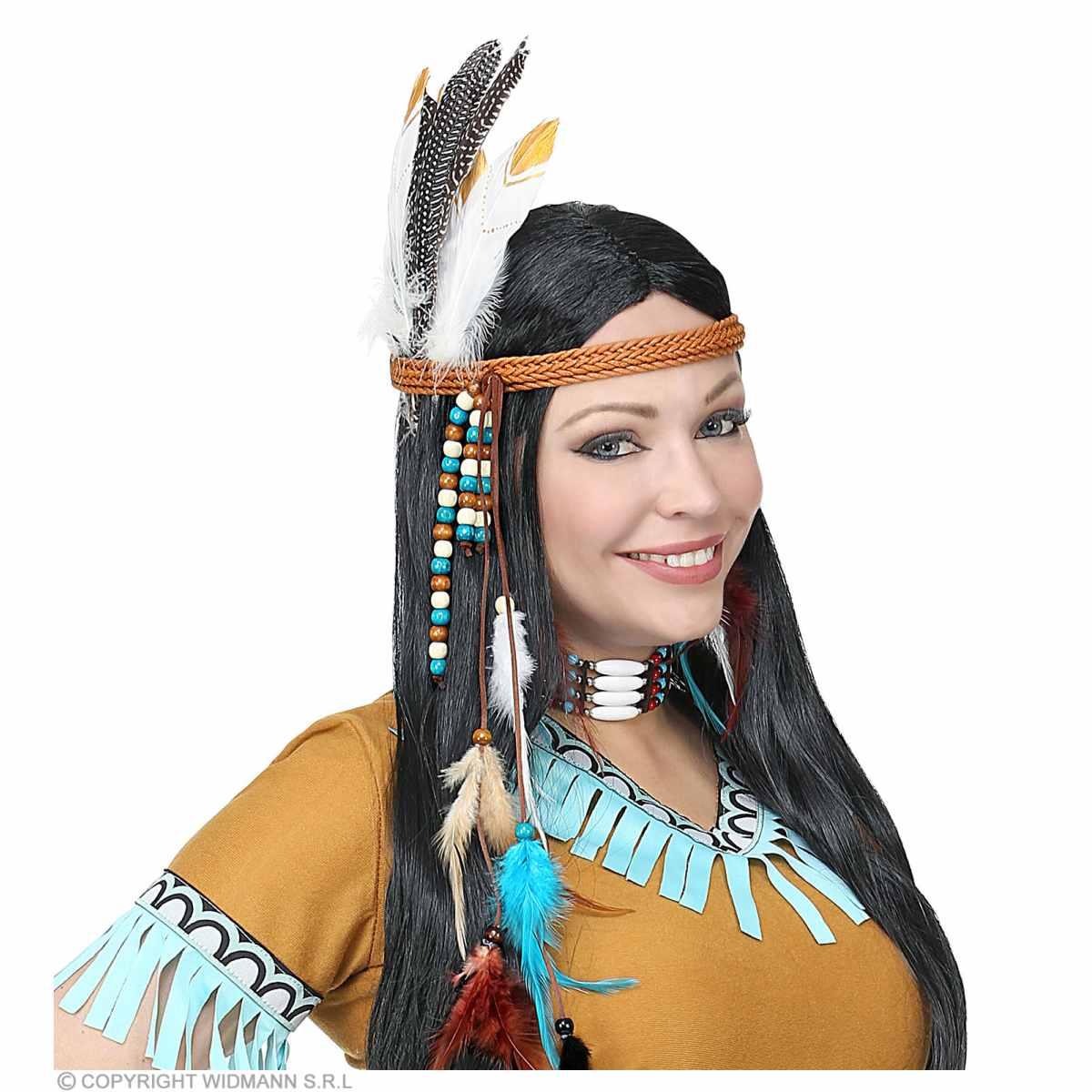 Piuma Struzzo Indiano 2 Colori Set pz.12 |Widmann