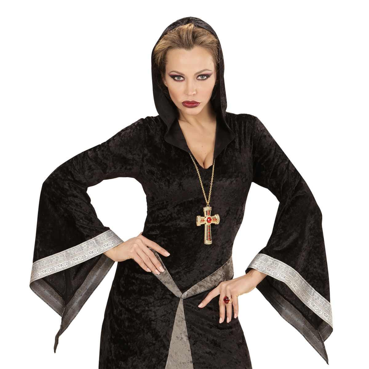 Anello Metallo Oro con Gemma Rossa |Widmann