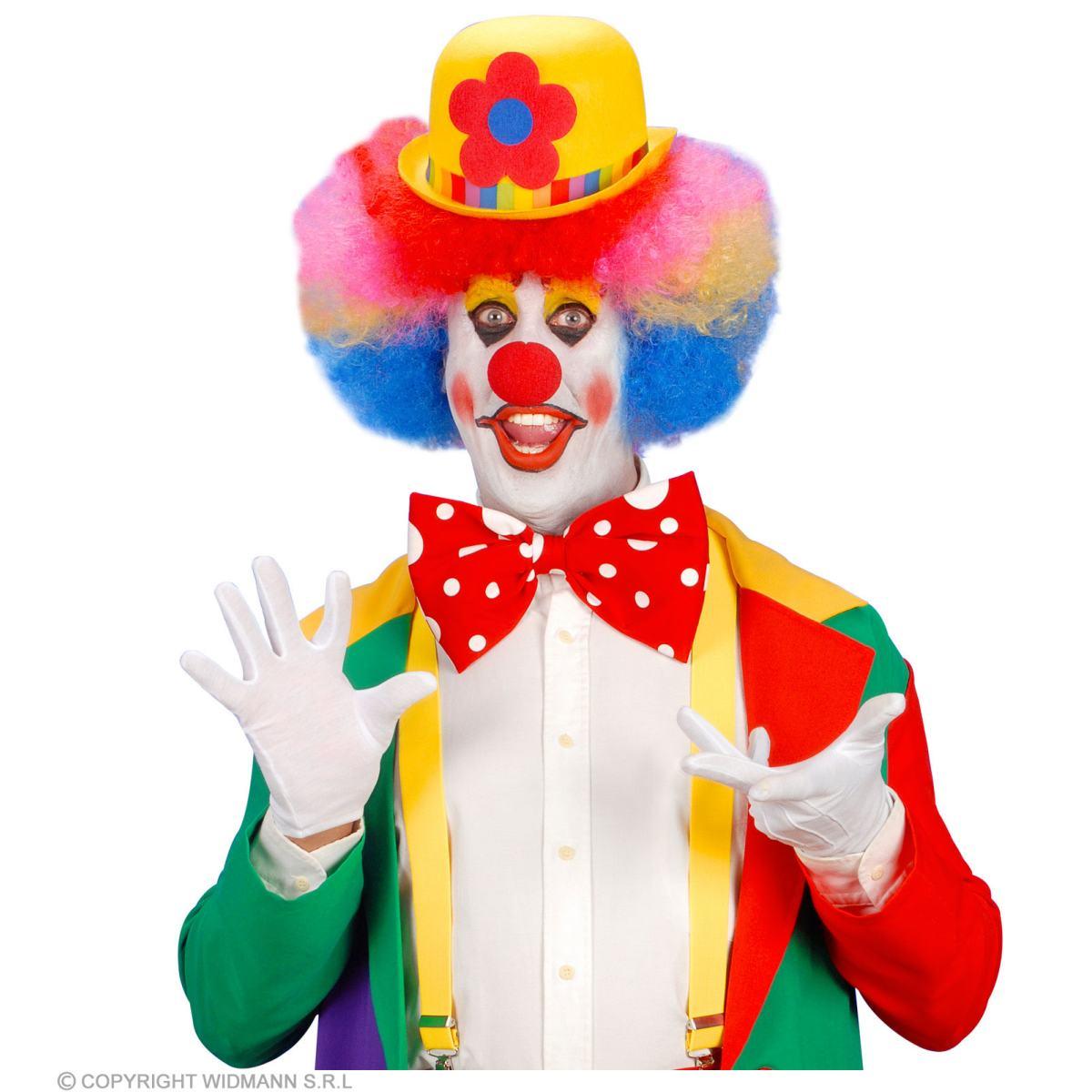 Guanti Corti Bianchi Cotone xL |Widmann